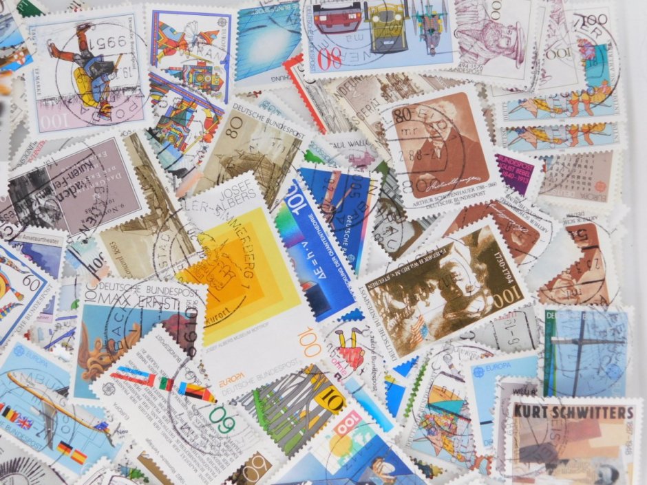 Почтовые марки коллаж