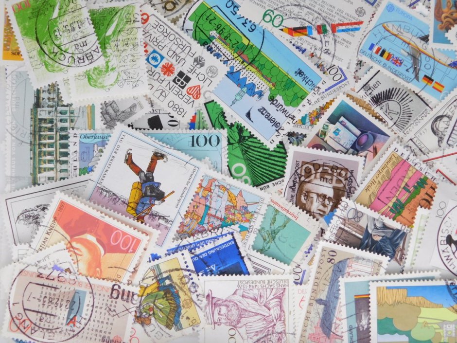 Коллаж из марок