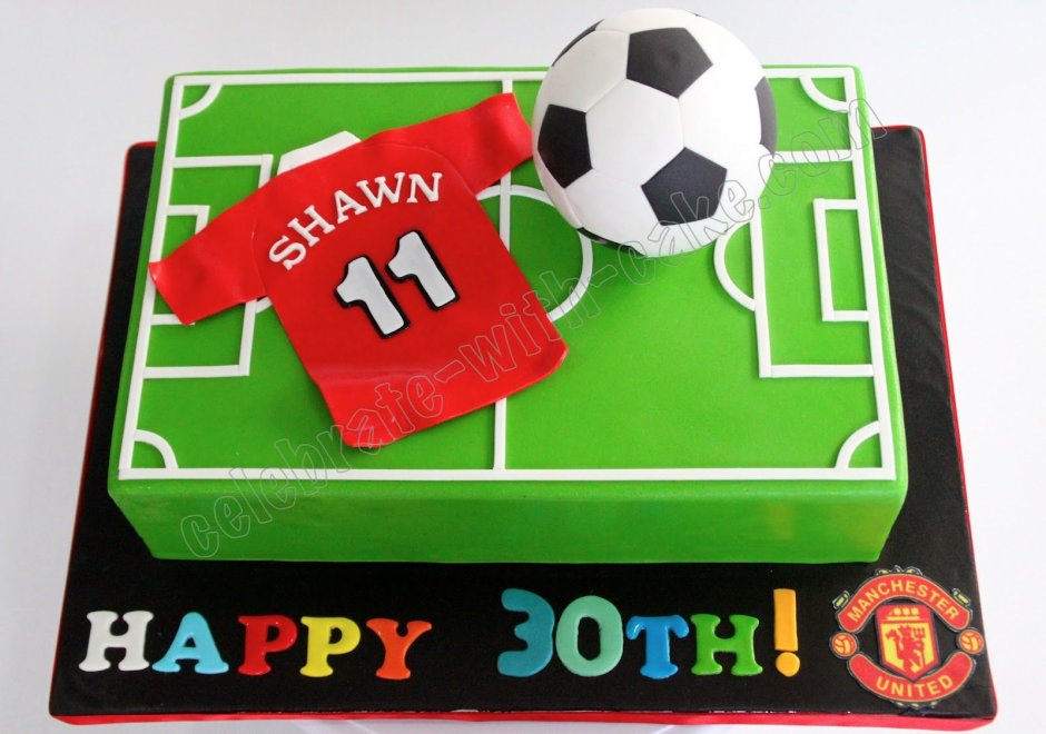 Футбольный торт на день рождения девочке