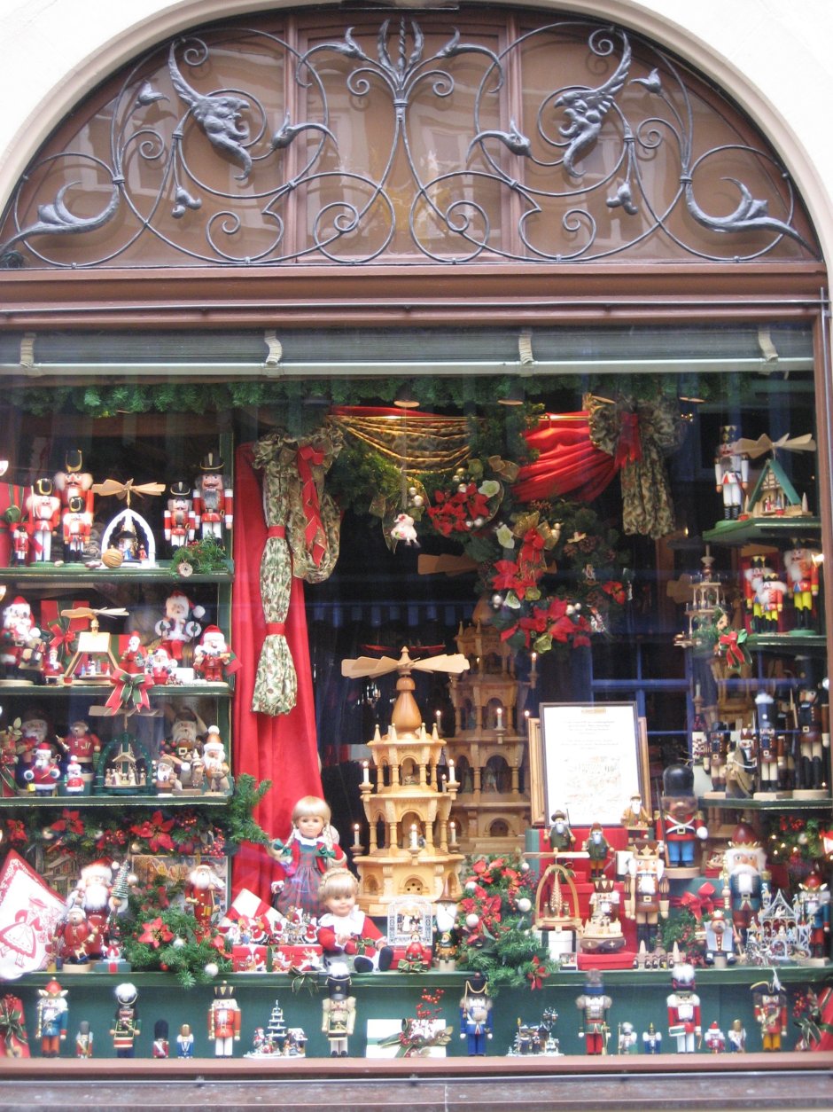 Рождественские витрины в Германии