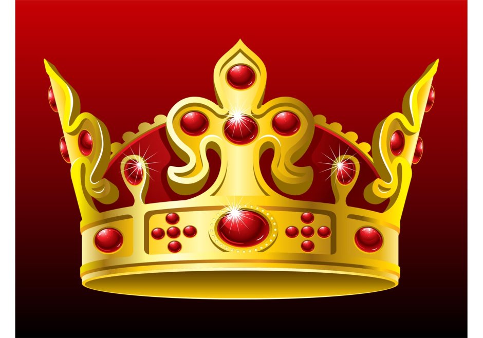 Корона на Красном фоне