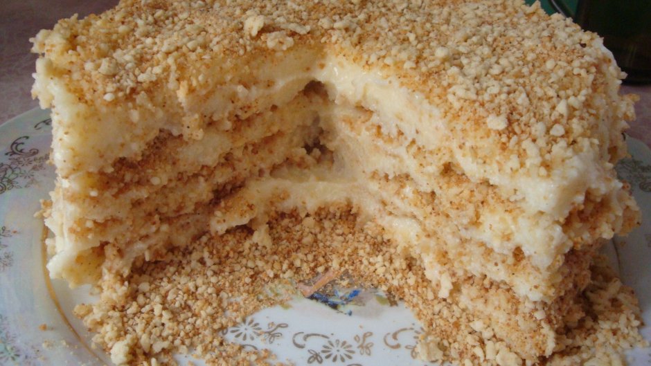 Бабушкин торт "пломбир"