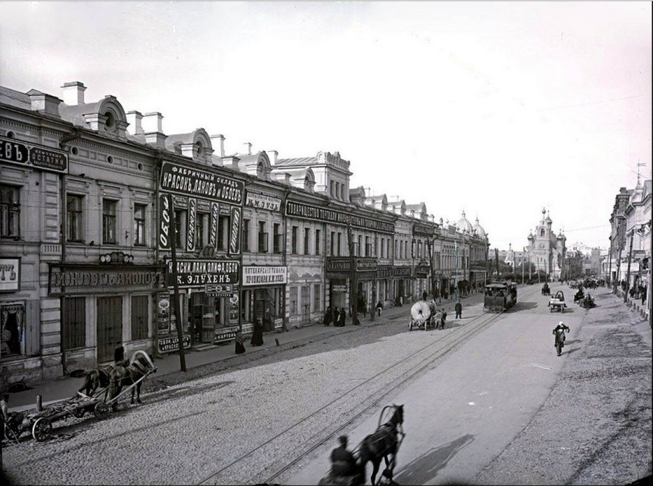 Улица Рождественская Нижний Новгород 19 век