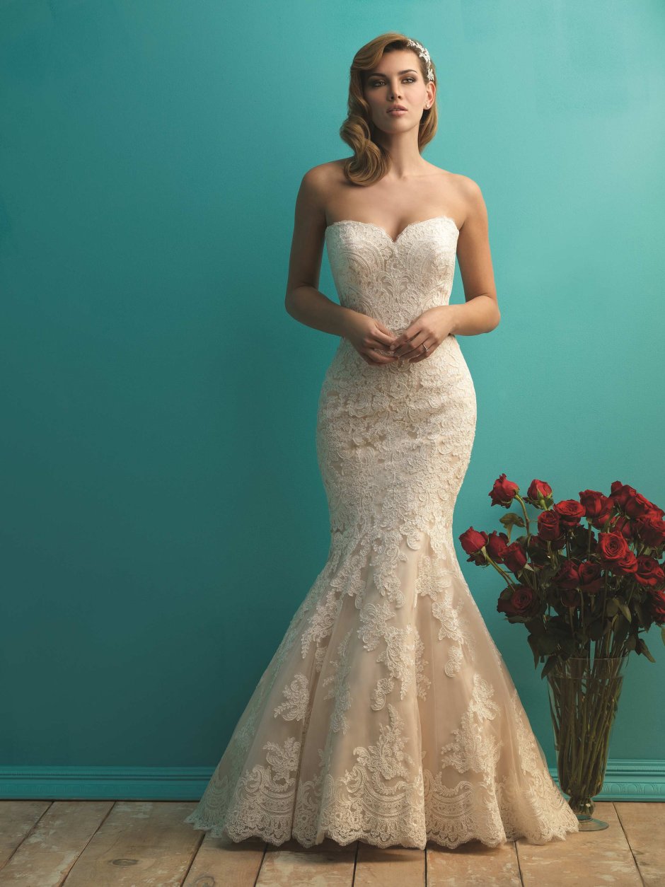 Свадебное платье рыбка 2021