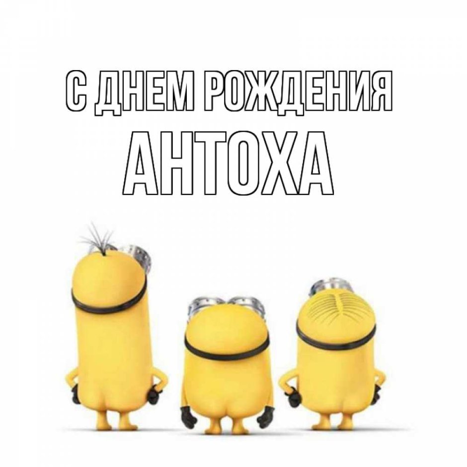 Поздравление Антону