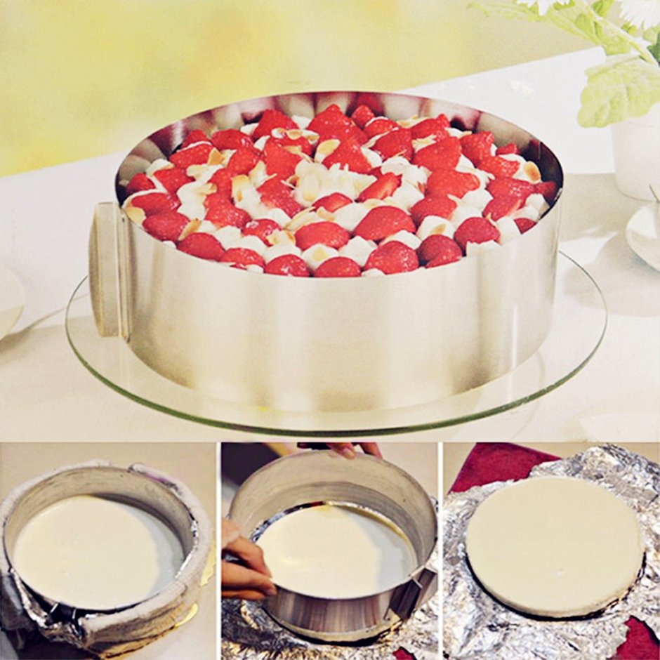 Раздвижное кольцо для торта (форма для выпечки) Cake Ring
