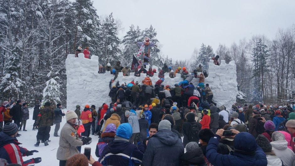 Бакшевская Масленица взятие крепости