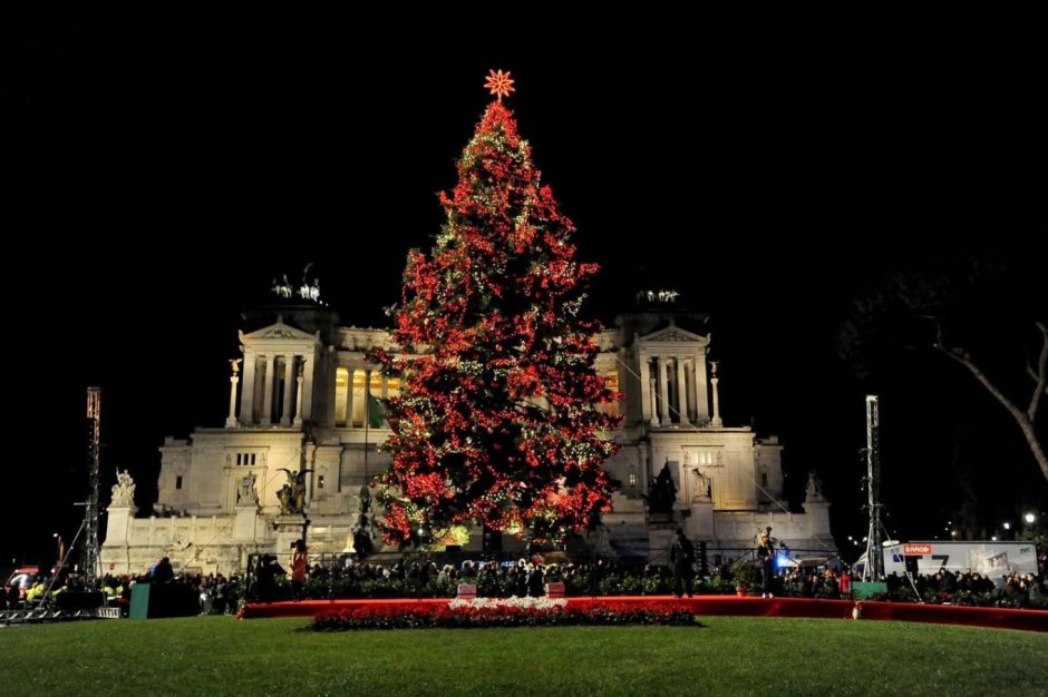 Новогодняя елка в Риме