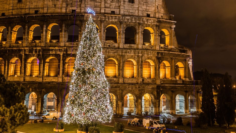 Рождественская ель в Милане