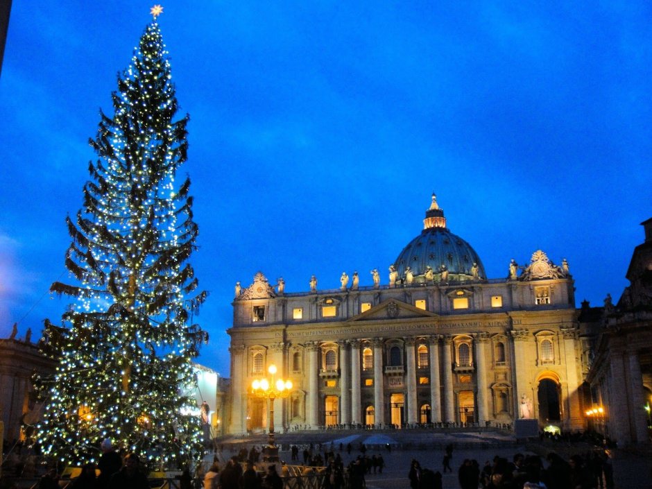 Дуомо Милан в Рождество