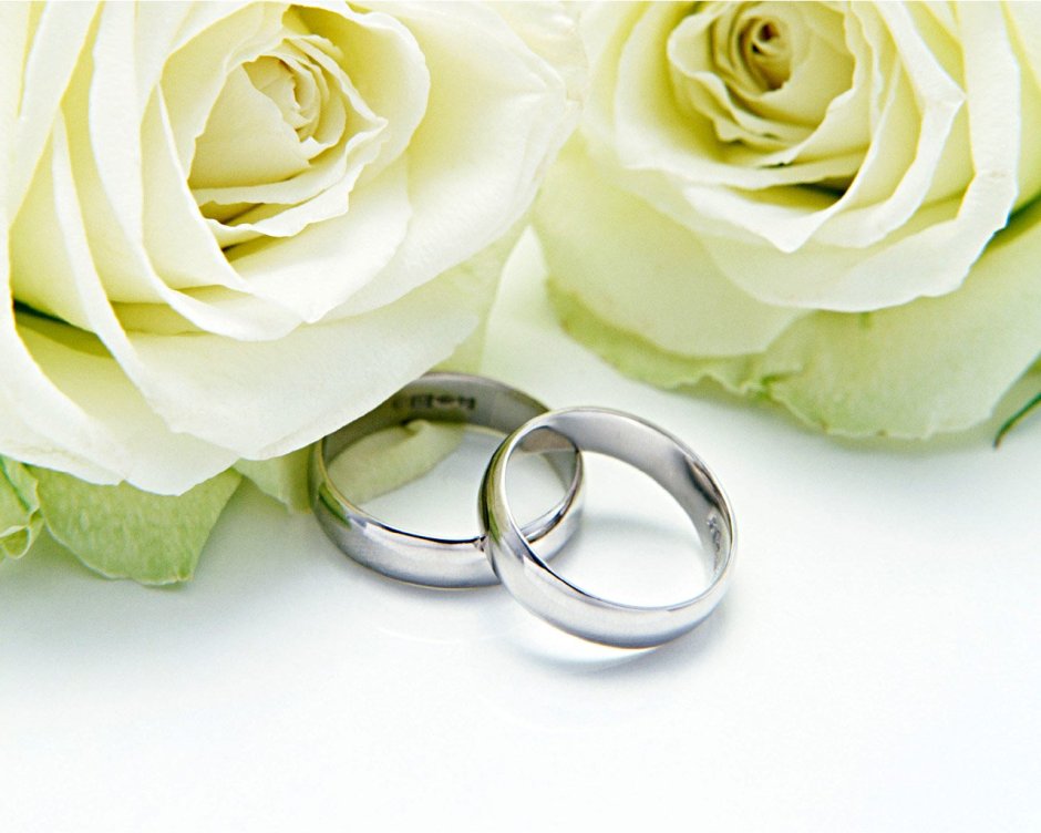 Цветы кольца свадьба