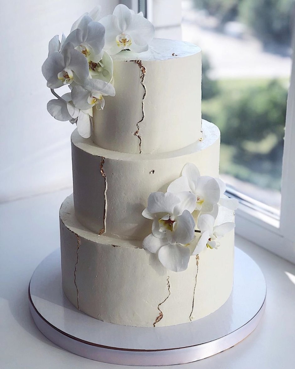 Красивые Свадебные торты двухъярусные