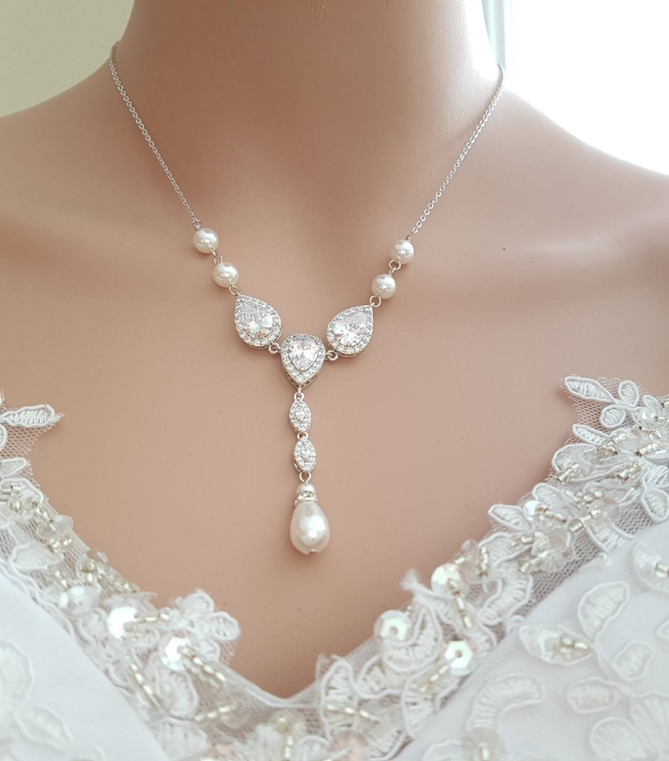 Свадебные украшения ожерелье