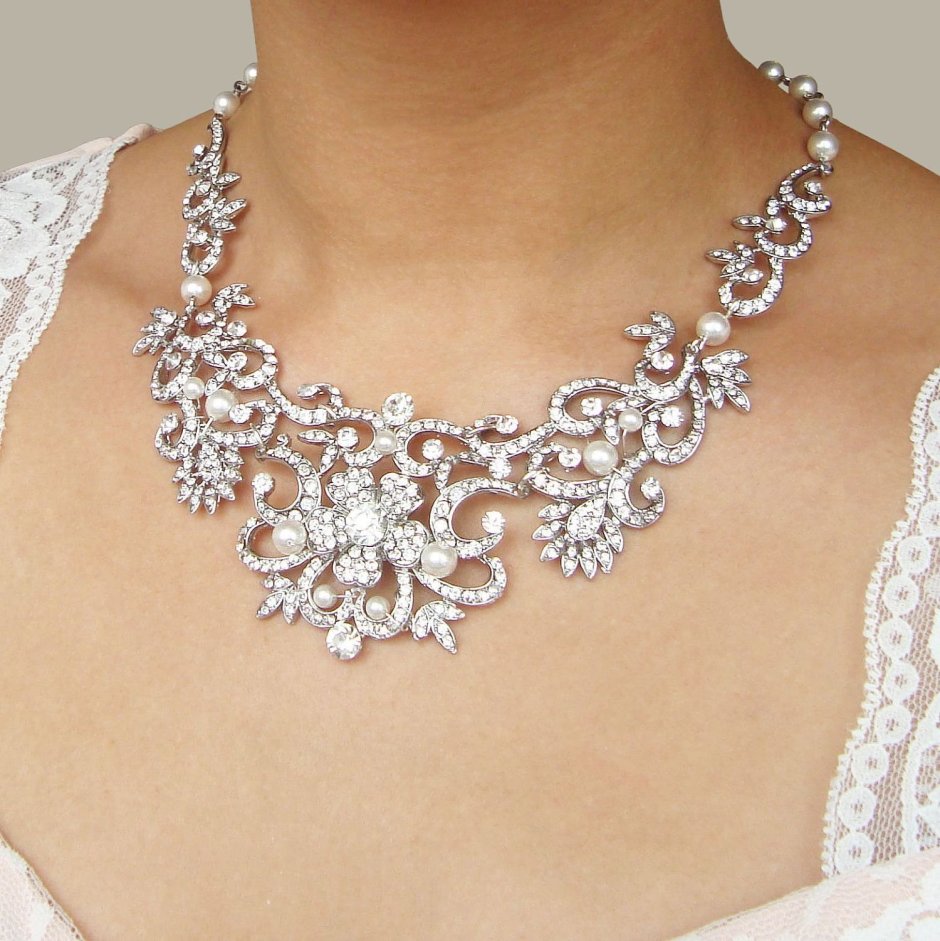 Mikimoto Necklace Diamond Pearl