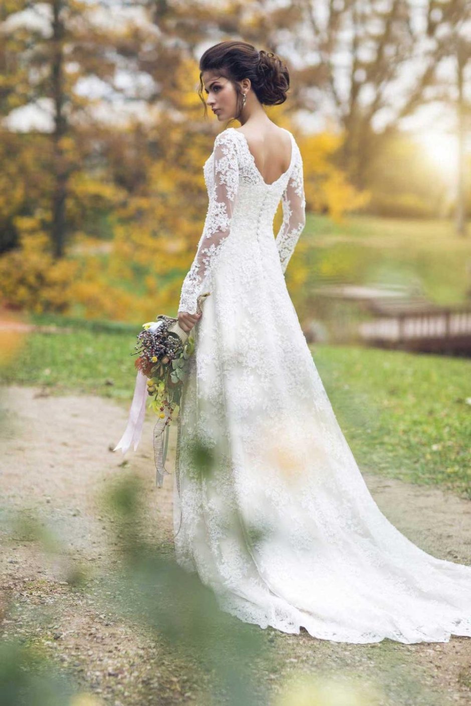 Осенний образ невесты