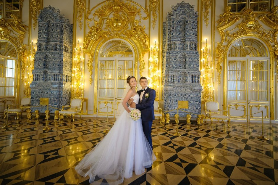 Свадьба в Екатерининском Дворце в Пушкине