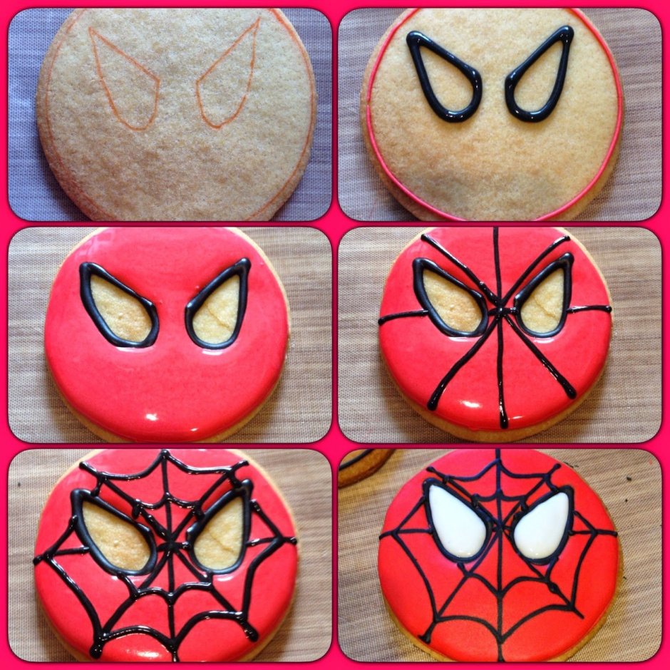 Печенья в стиле супергероев