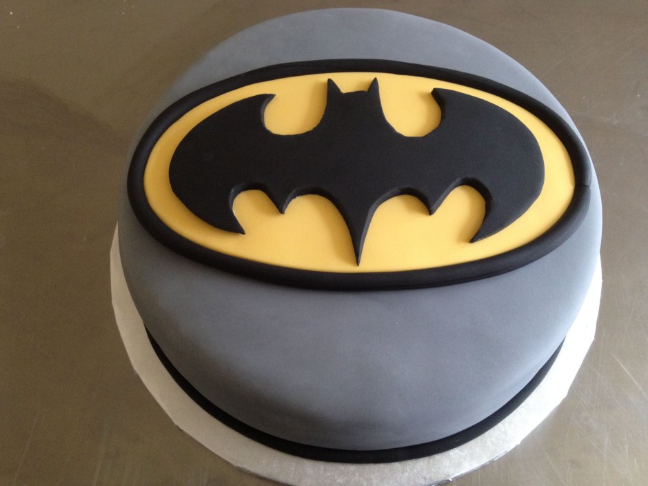 Логотип Бэтмена для торта