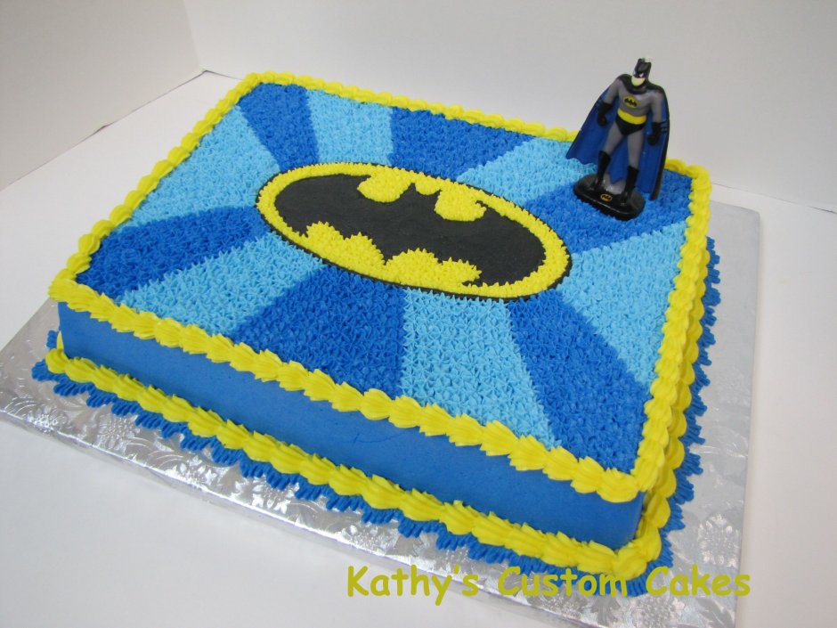 Торт кремовый с Бэтменом