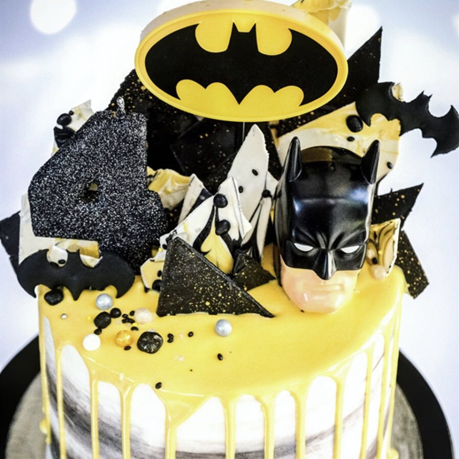 Муссовый торт Бэтмен