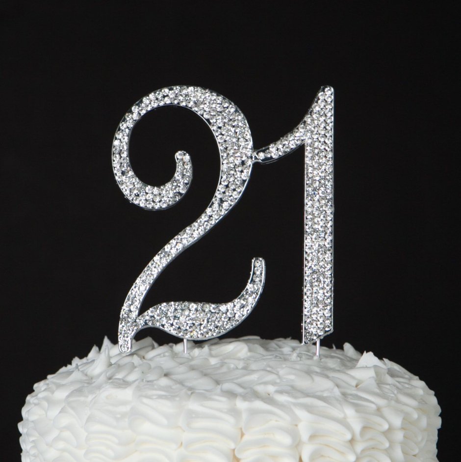 Торт на день рождения 21