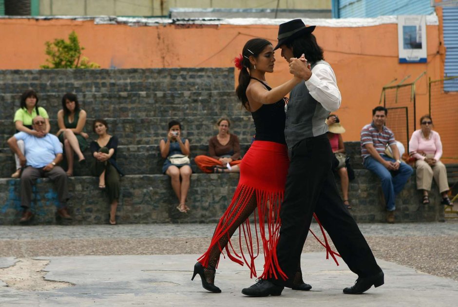 Аргентина Буэнос-Айрес улицы танго