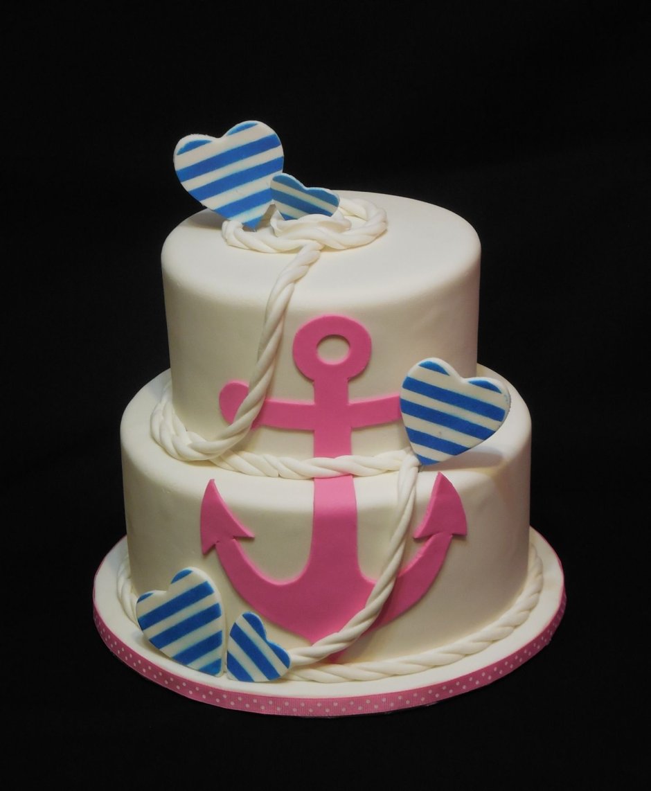 Торт в морском стиле для девочки