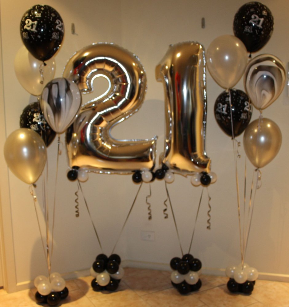 21 День рождения шарики