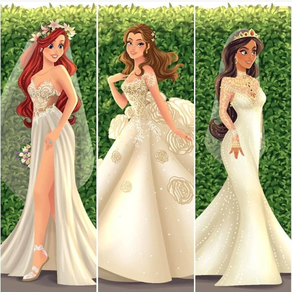 Свадебное платье как у принцессы Дисней