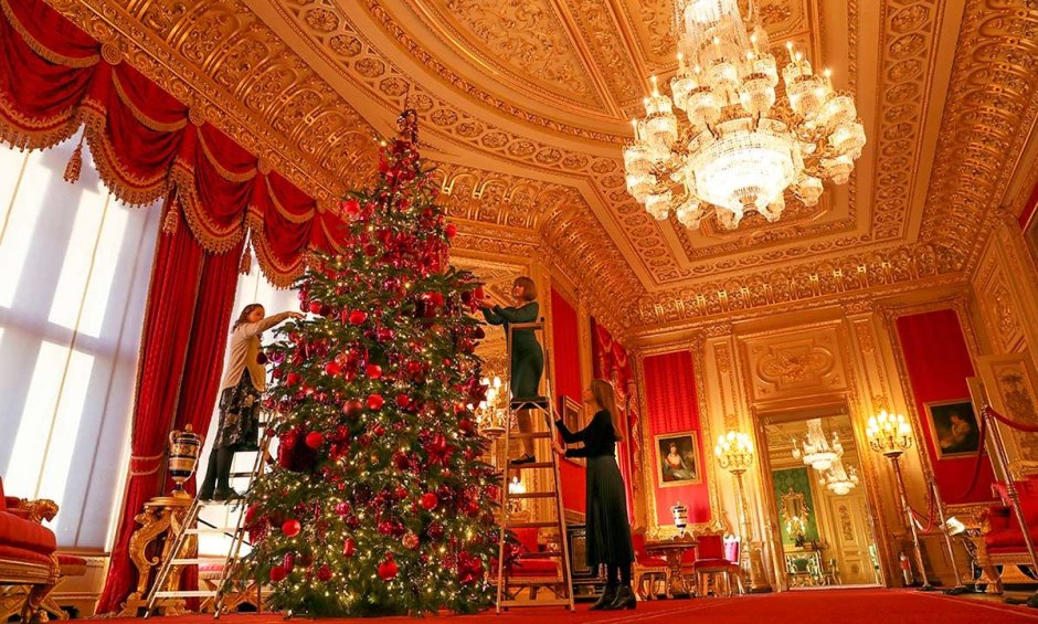 Королевская семья Великобритании Рождество дворец