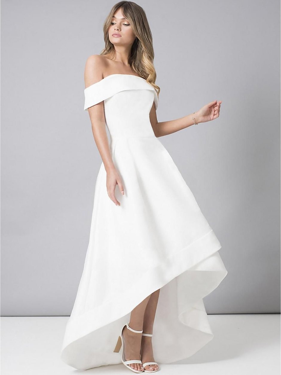 Белое платье Минимализм