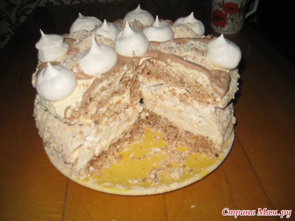 Песочный торт Пешт