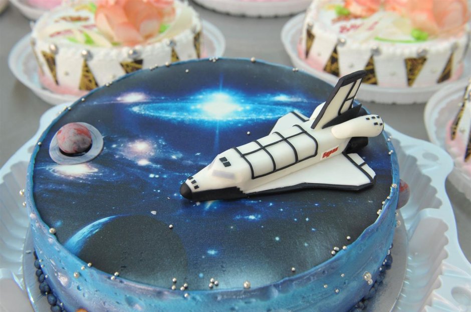 Торт космос на 1 год