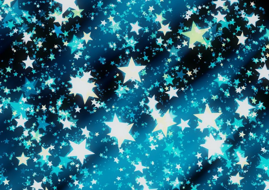 Снежинки звезды фон