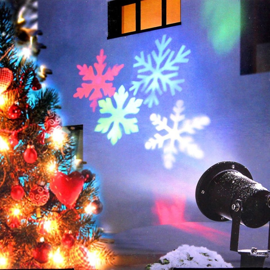 Звездный дождь лазерный проектор новогодний