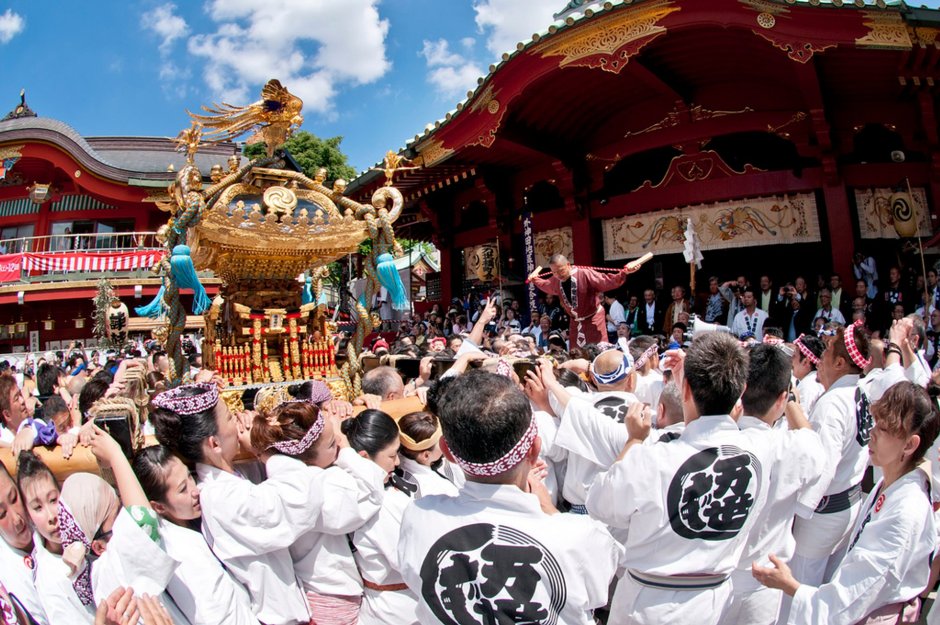 Фестивали в Японии красивые моменты