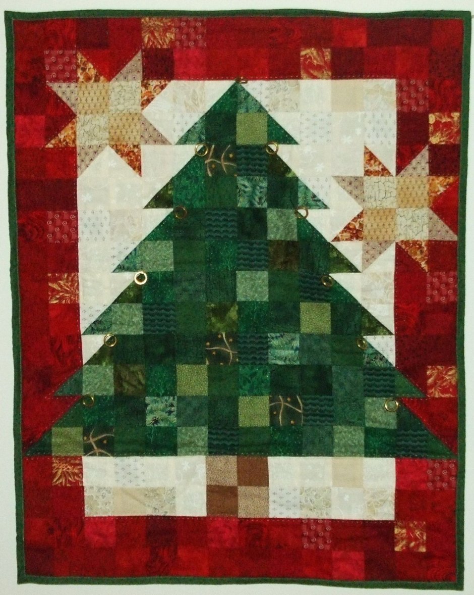 Лоскутное одеяло Рождественская звезда