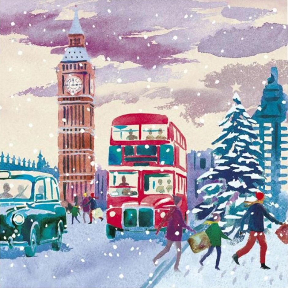 Зимний Лондон Рождество