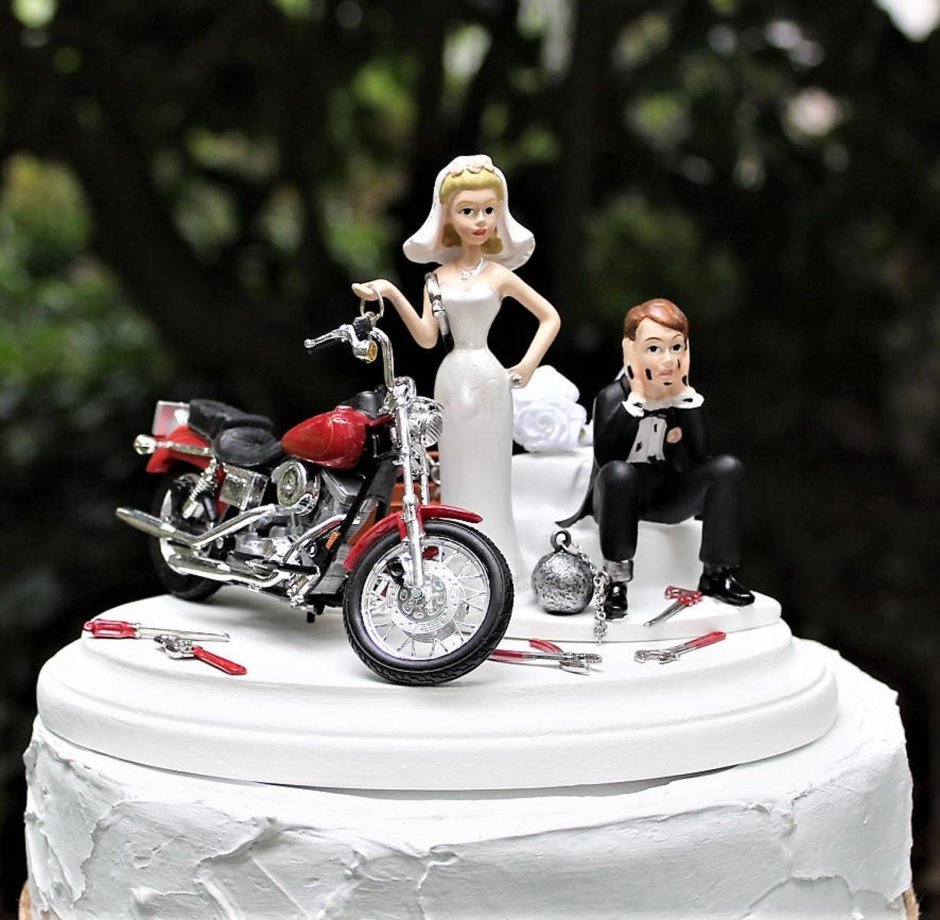 Свадебный торт для байкеров