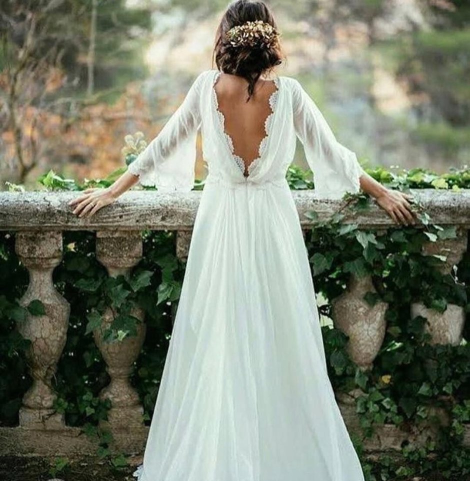 Свадебное платье современное бохо 2022