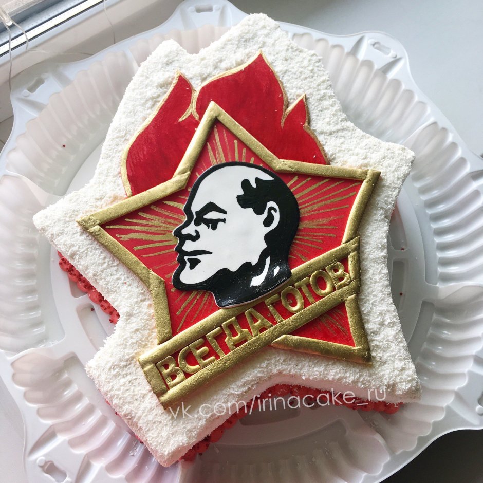 Торт с гербом СССР