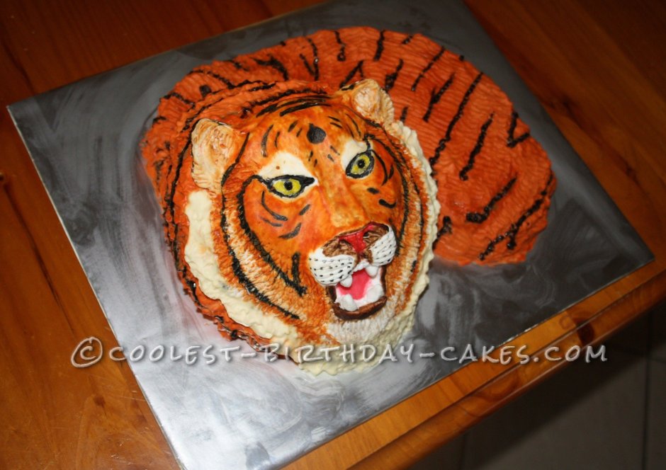 Торт тигр сливки