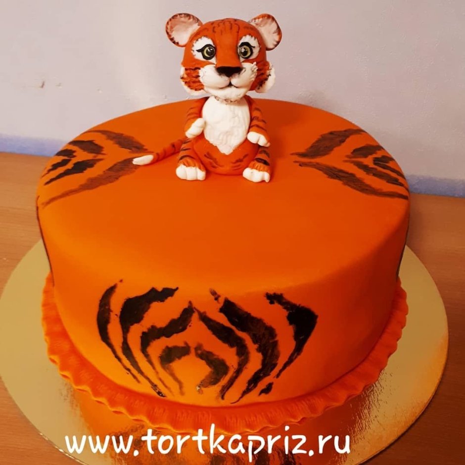 Эмблема для торт тигр