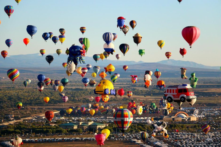 Фиеста воздушных шаров в Альбукерке
