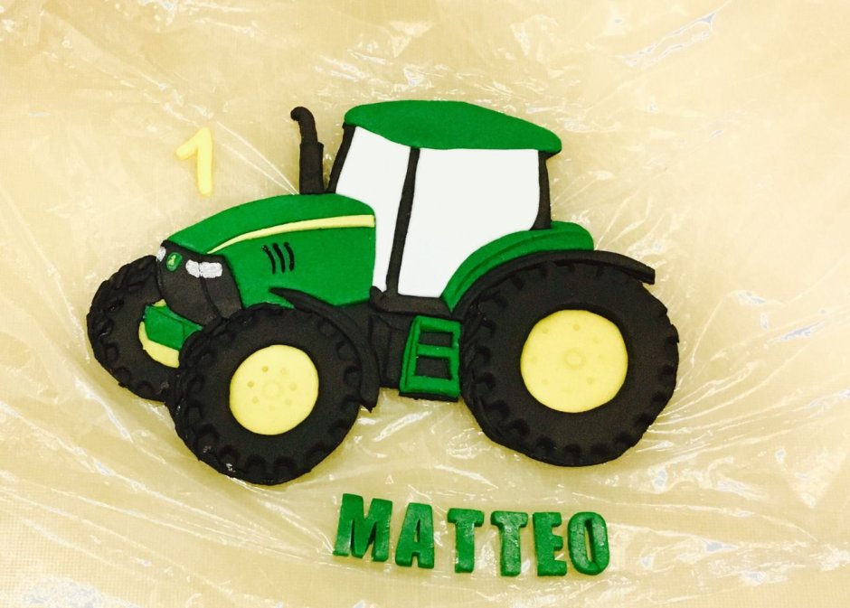 Торт с трактором для мальчика 5 лет