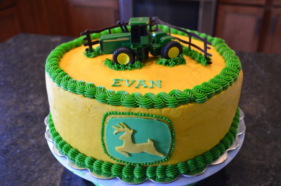 Картинка на торт трактор