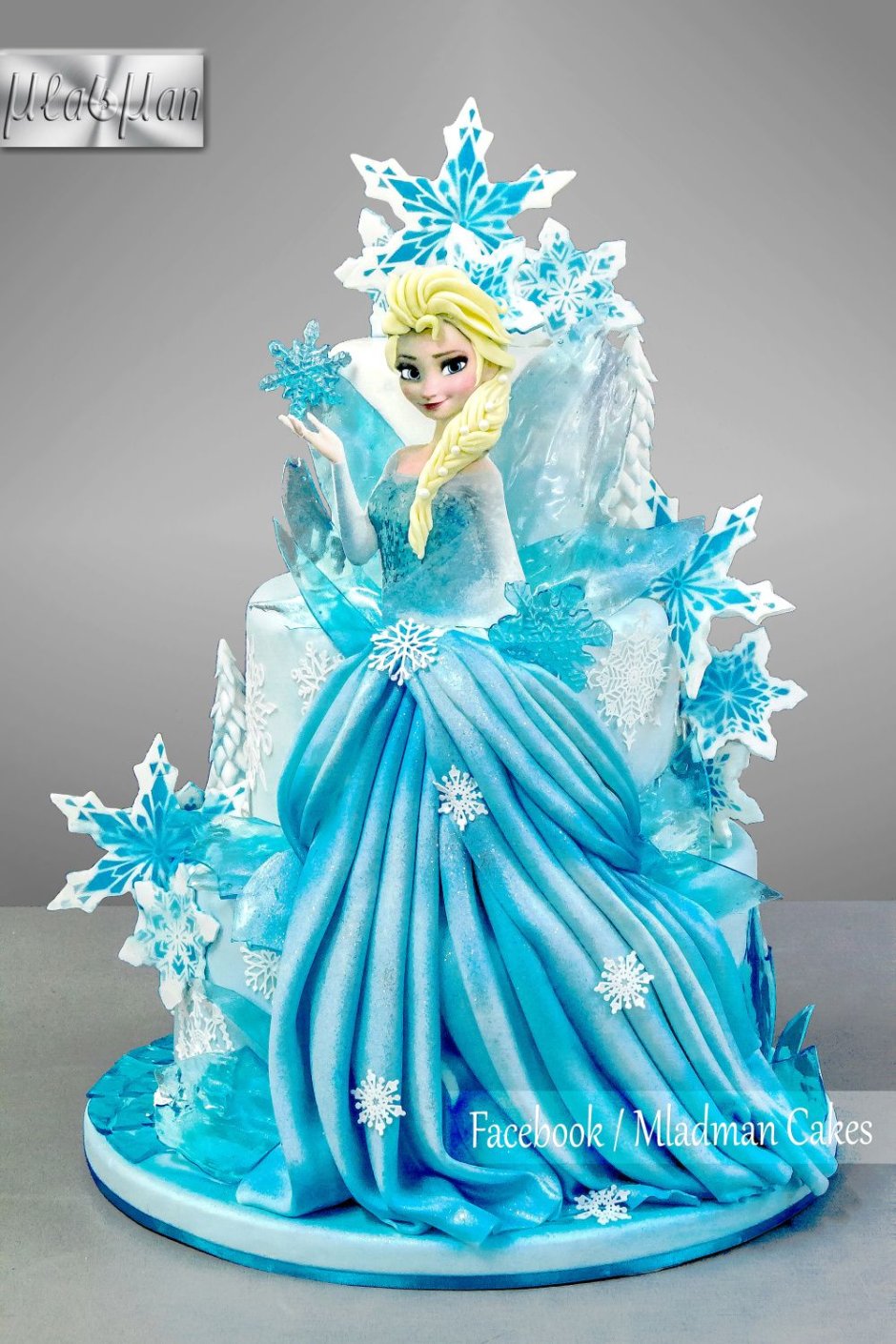 Торт принцесса Эльза Холодное сердце
