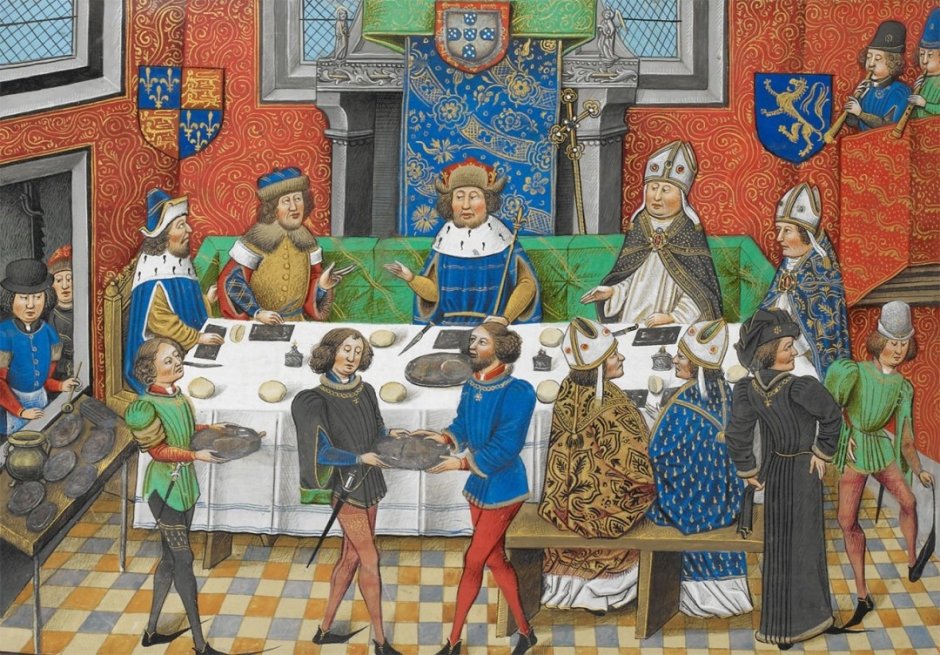 Англия 16 век пир