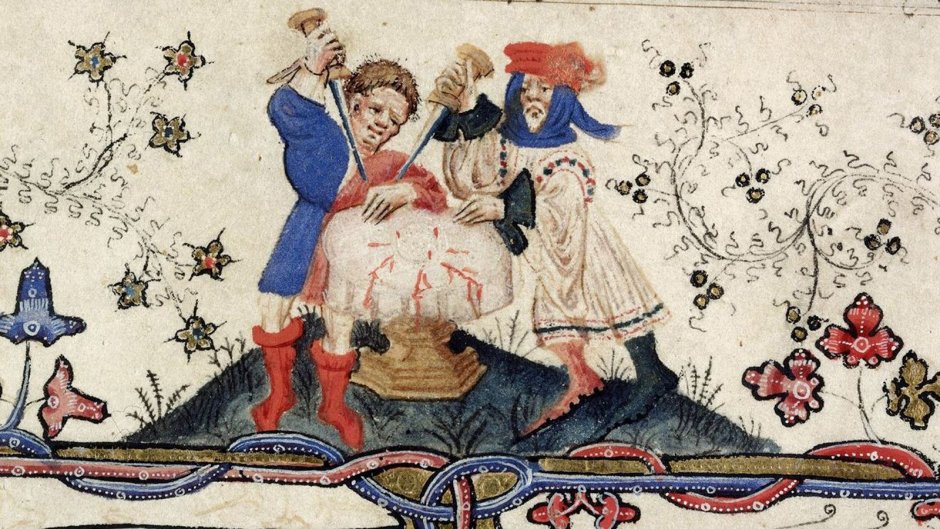 Средневековые кровавые манускрипты