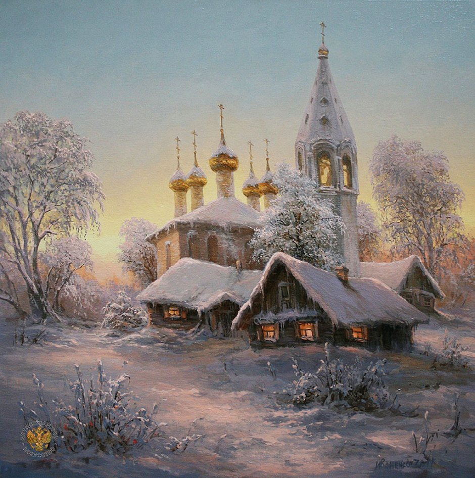 Зимние пейзажи художника Михаила Иваненко